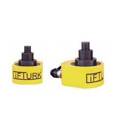 10 TON 25 MM TEK TESİRLİ TELESKOPİK KISA SİLİNDİR KRİKO