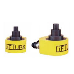 50 TON 66 MM TEK TESİRLİ TELESKOPİK KISA SİLİNDİR KRİKO